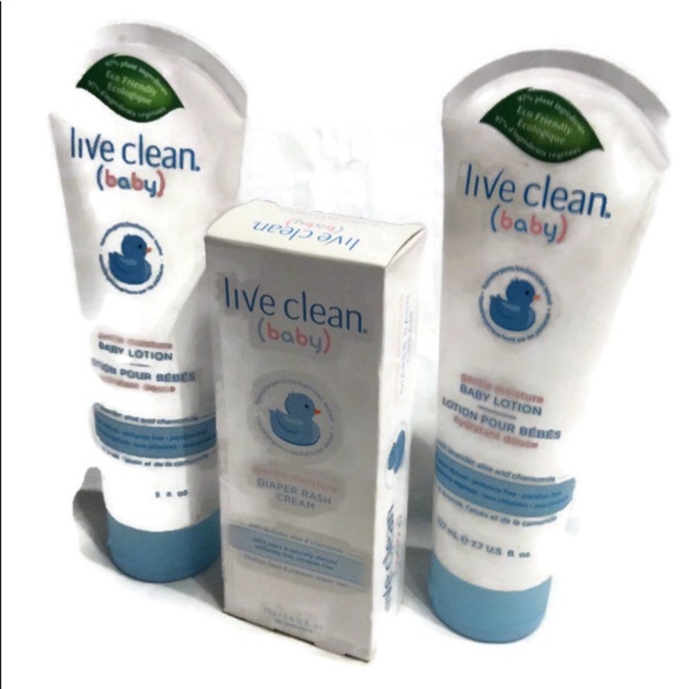 Live Clean Baby Care Bundle NWOT BX-2